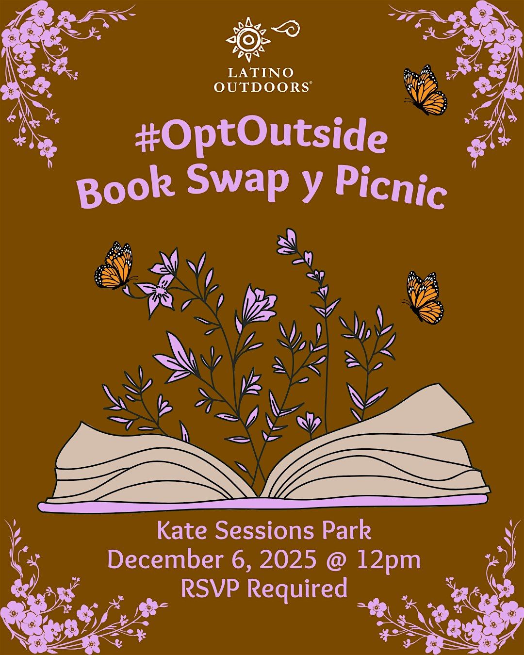 Latino Outdoors San Diego | #OptOutside: Book Swap y Picnic