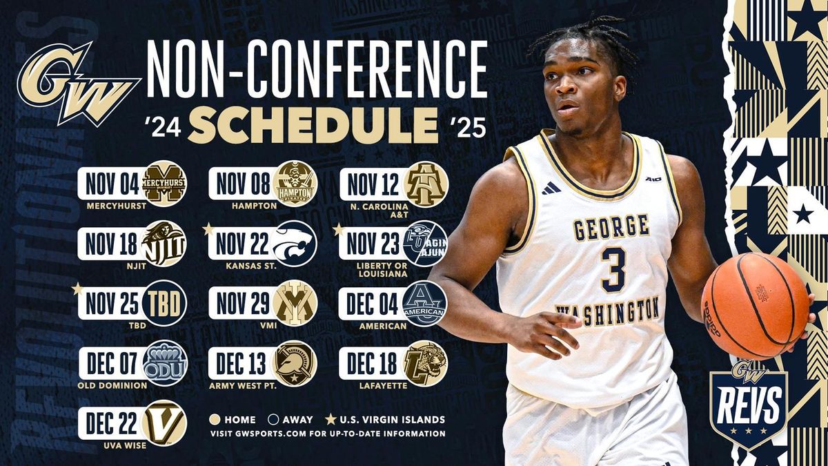 Old Dominion Monarchs at George Washington Revolutionaries Mens Basketball
