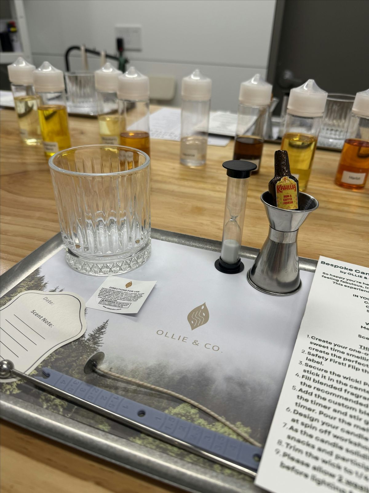 LIMITED!! Cocktail Themed Candle Making workshop with Ollie & Co.