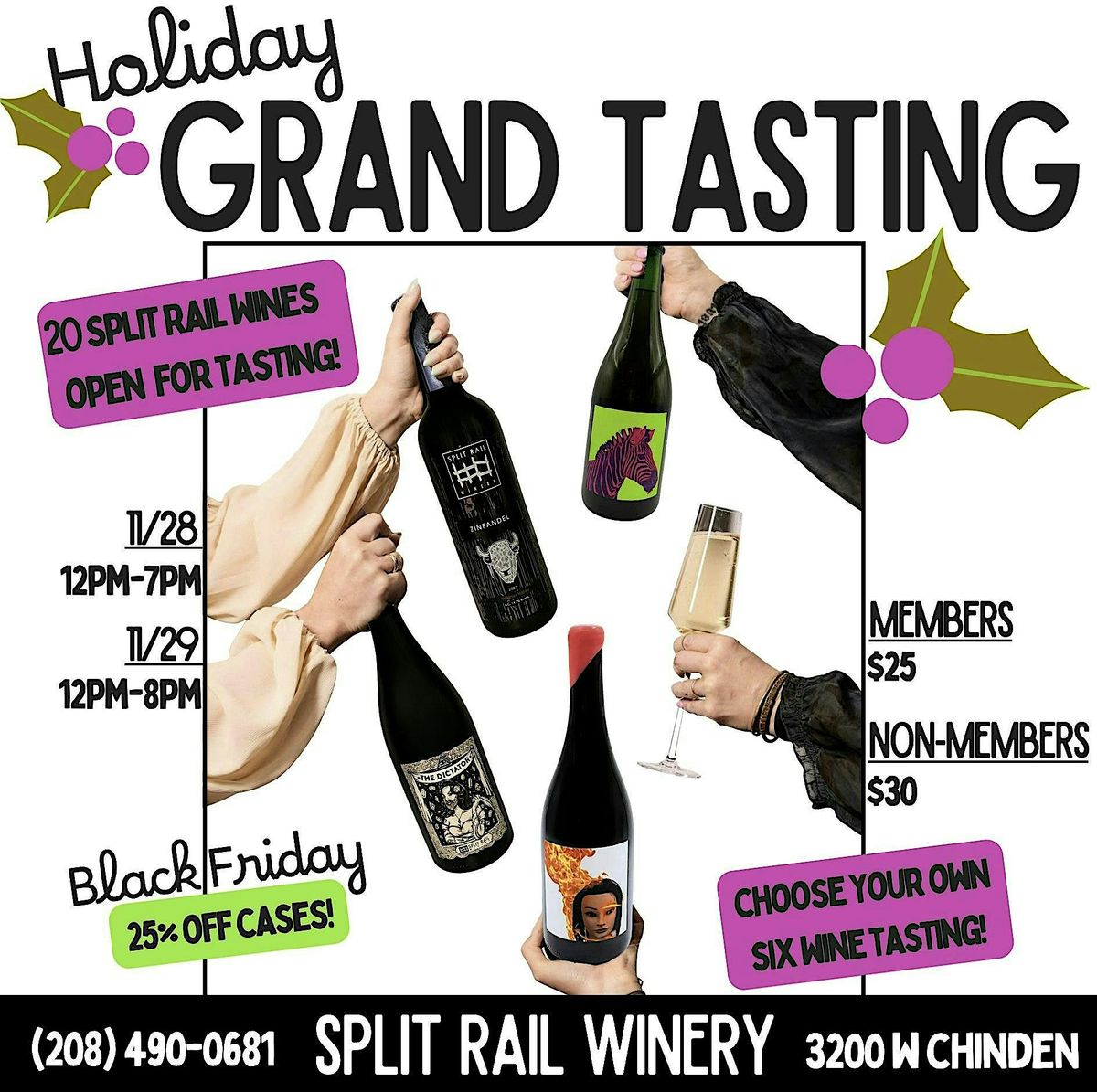 Split Rail Winery | Holiday  Grand Tasting