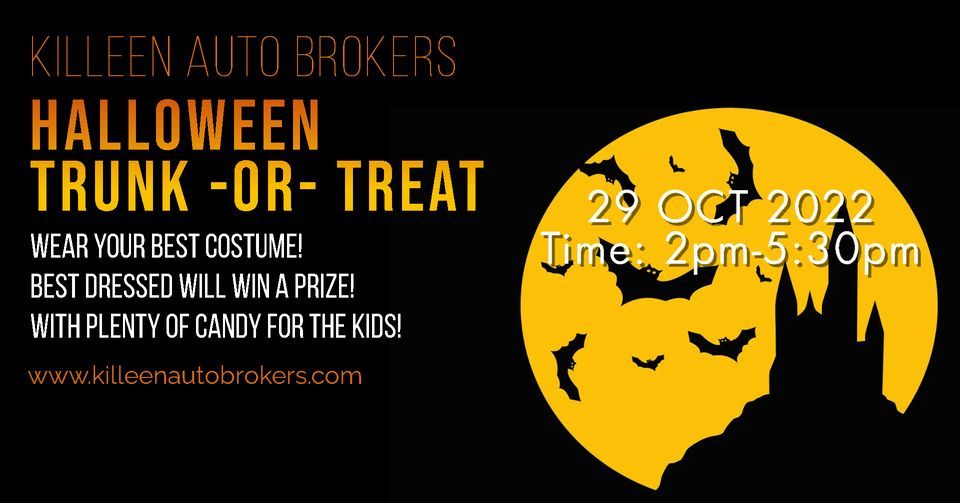 Trunk or Treat for all the Witches and Ghouls at KAB Killeen Auto