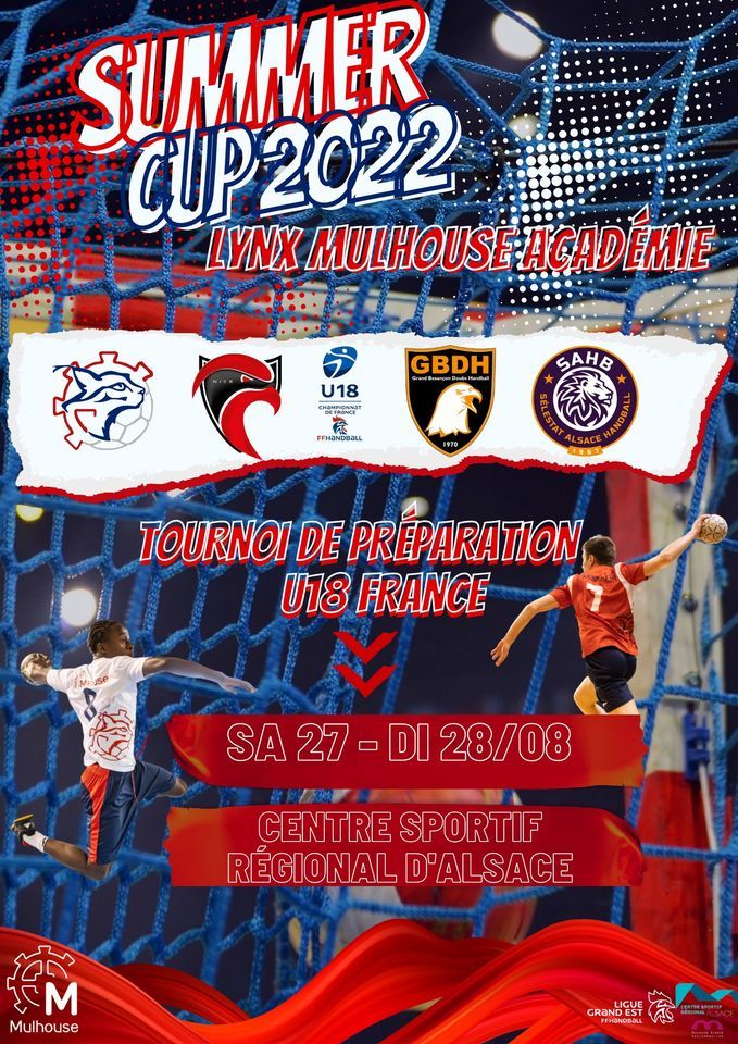 Summer Cup 2022 de Handball Centre Sportif Régional Alsace, Mulhouse