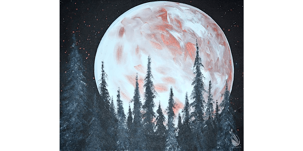 Harvest Moon Rising - Paint and Sip in New Braunfels | Classpop!\u2122