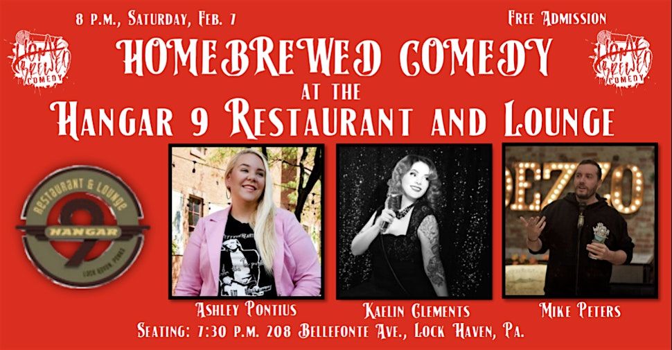 Homebrewed Comedy at the Hangar 9 Restaurant and Lounge