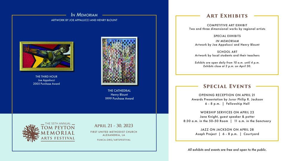 55TH ANNUAL TOM PEYTON MEMORIAL ARTS FESTIVAL
