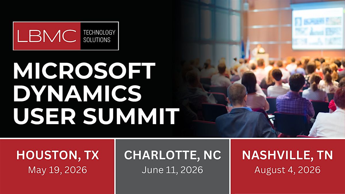 Microsoft Dynamics User Summit - Charlotte