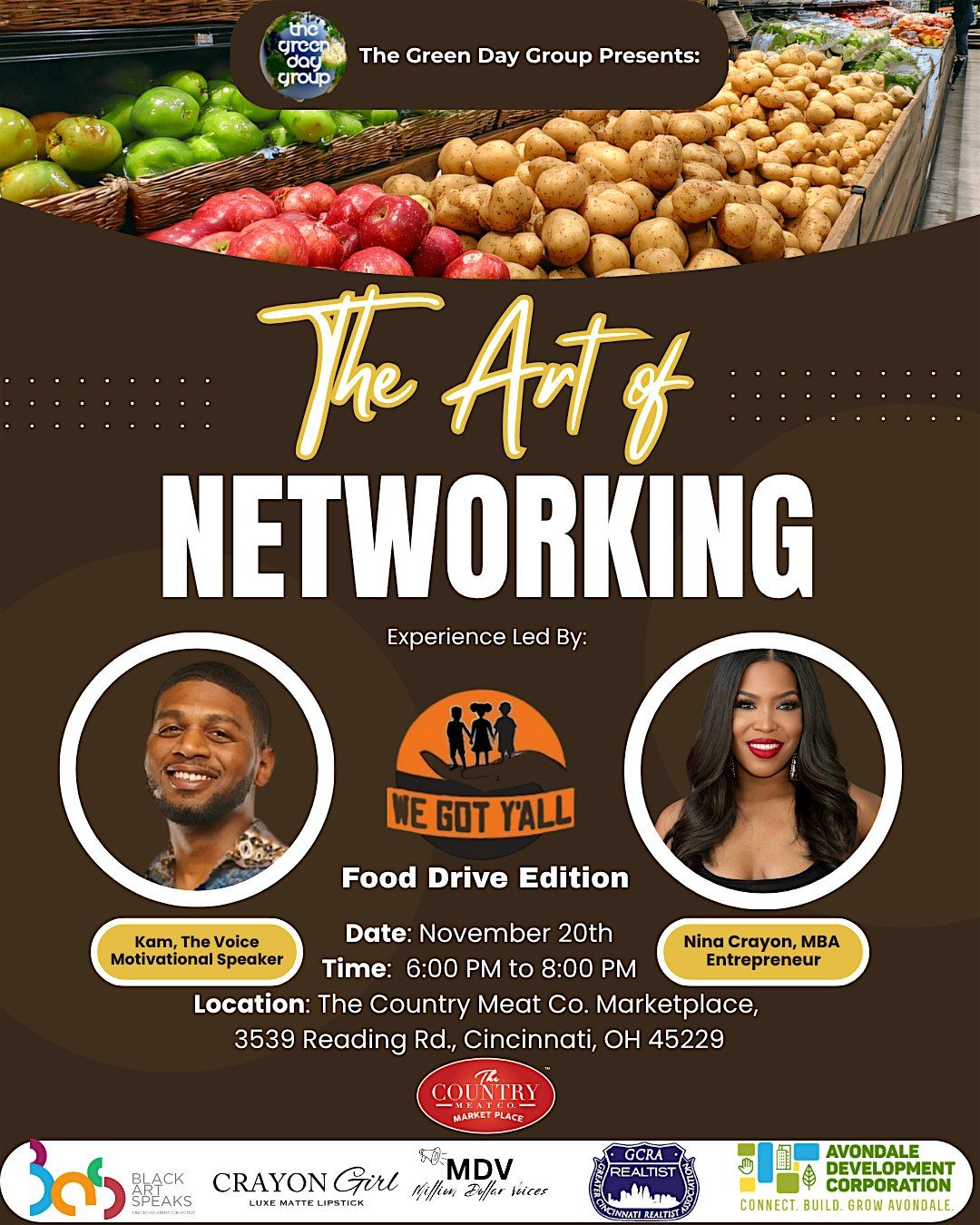 The Art of Networking "We Got Yall, Food Drive Edition"