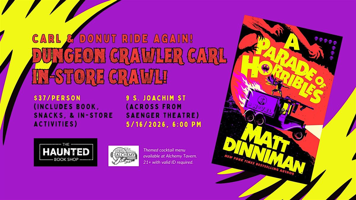 Join our Dungeon Crawl to celebrate the release of A Parade of Horribles
