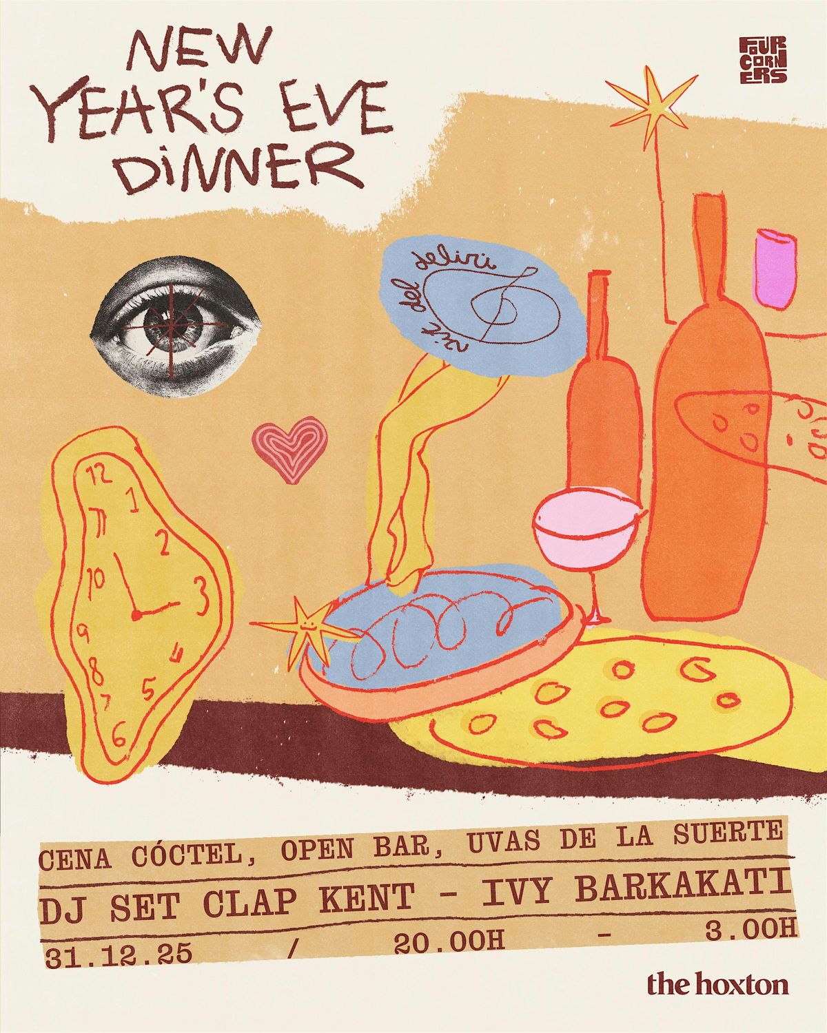 The Hoxton New Years Eve Dinner + Party 2025 - La Nit del Deliri