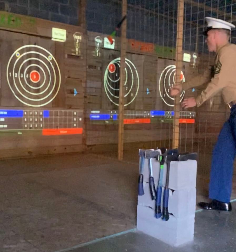 Veterans Throw Free! 1 hour Axe Throwing FXBG Axes, Fredericksburg