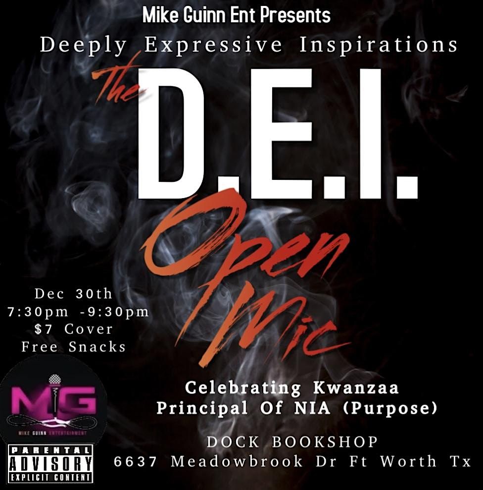 D.E.I. Open Mic Night