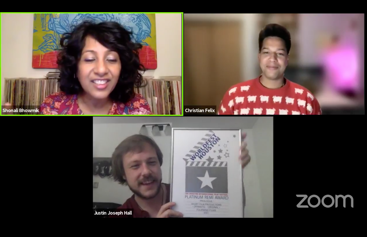 John Roberts with Shonali Bhowmik