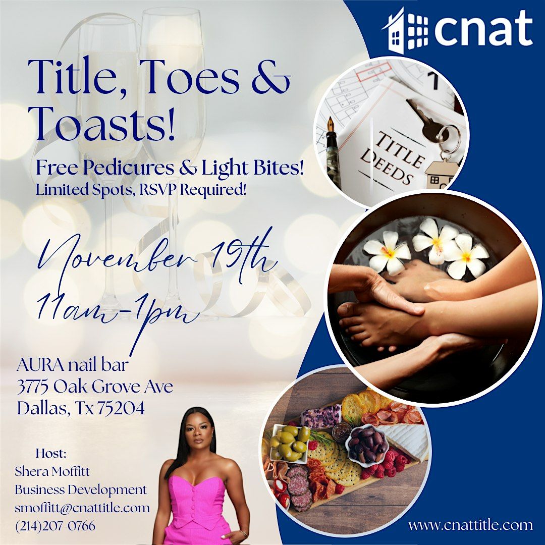 Tile, Toes & Toasts!