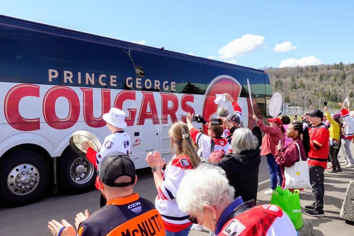 Parking Prince George Cougars at Portland Winterhawks