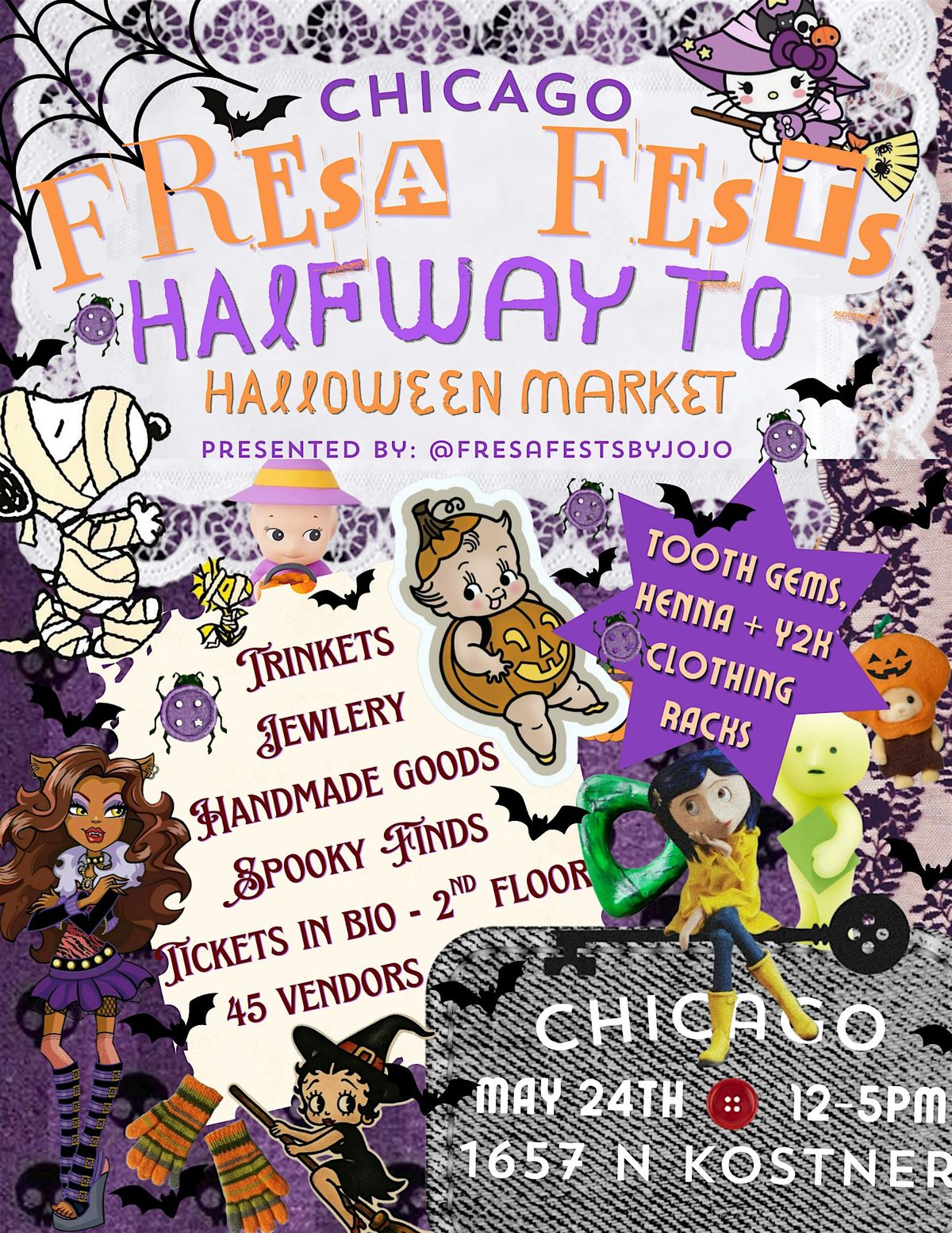 Fresa Fests - Halfway To Halloween Market \u2728 Spooky + Trinket Market