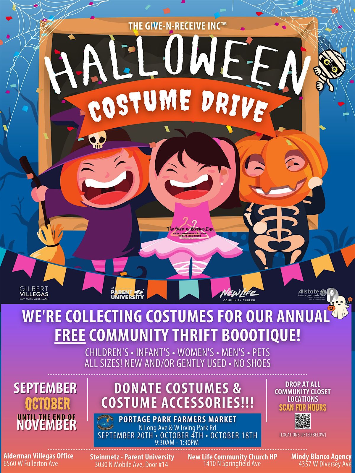 Costume Drive for our Upcoming Annual BOOOtique