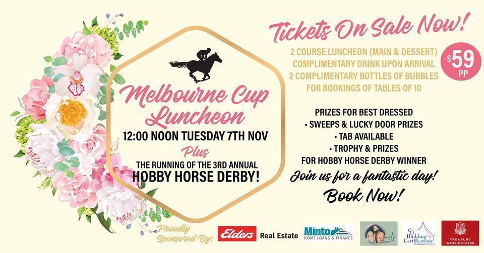 Melbourne Cup Luncheon Hobby Horse Derby The RSC Rocky Sports melbourne-cup-luncheon-hobby-horse-derby-the-rsc-rocky-sports