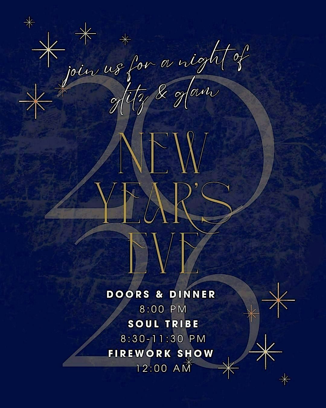 GLITZ & GLAM NEW YEAR\u2019S EVE CELEBRATION AT THE COVINGTON COUNTRY CLUB