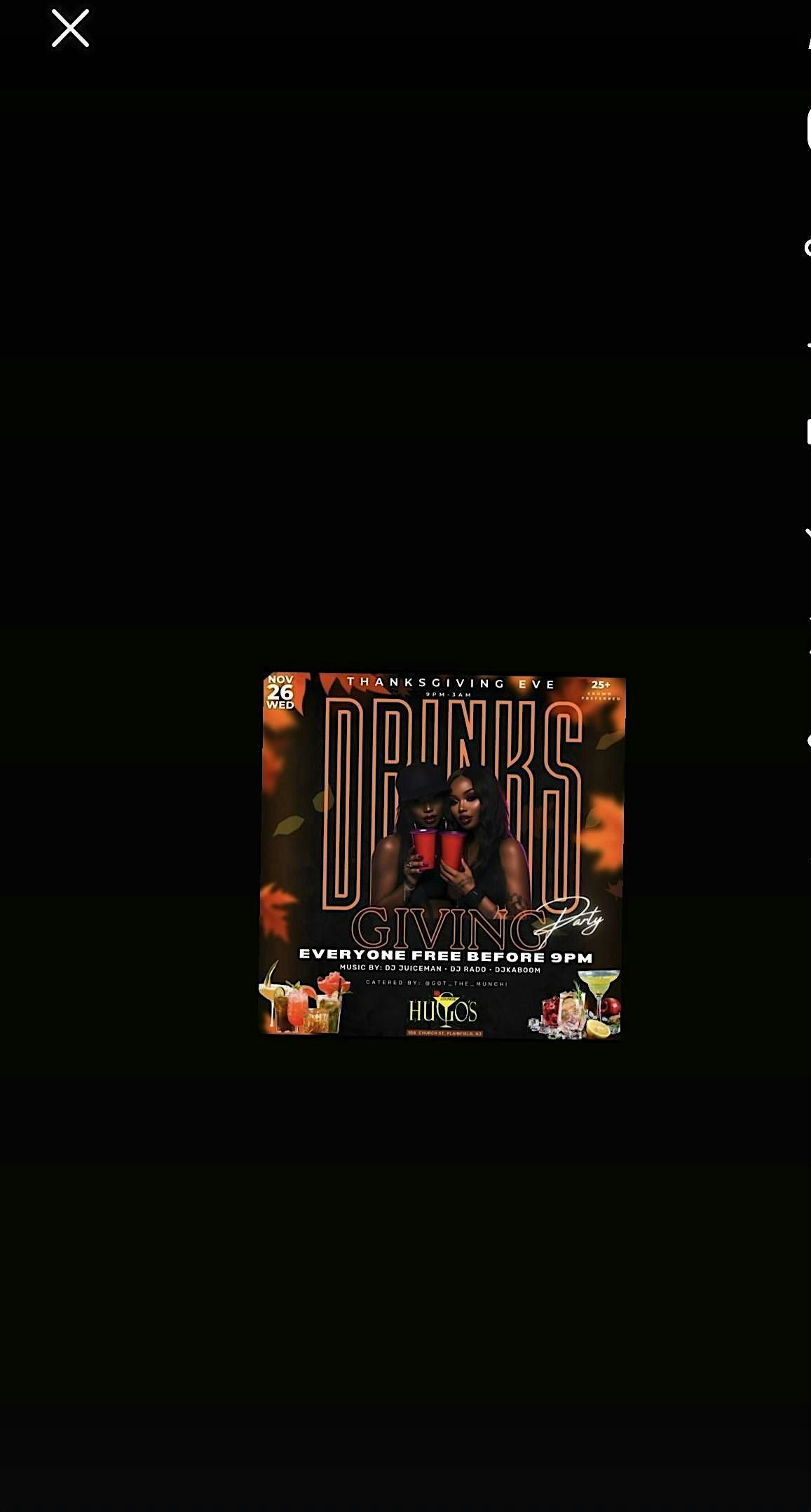 DRINKSGIVING-Thanksgiving Eve Celebration! FREE TIL 9PM