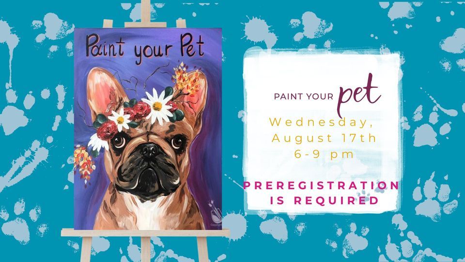 Paint Your Pet InStudio Event! Painting with a Twist (Lexington, KY