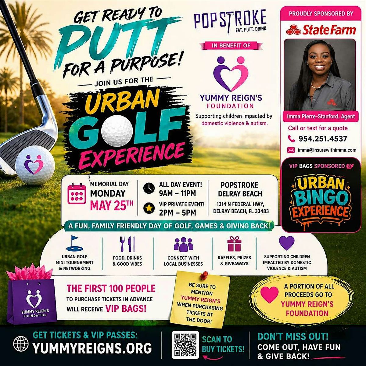 Urban Golf Experience: Memorial Day Giveback at PopStroke Delray Beach