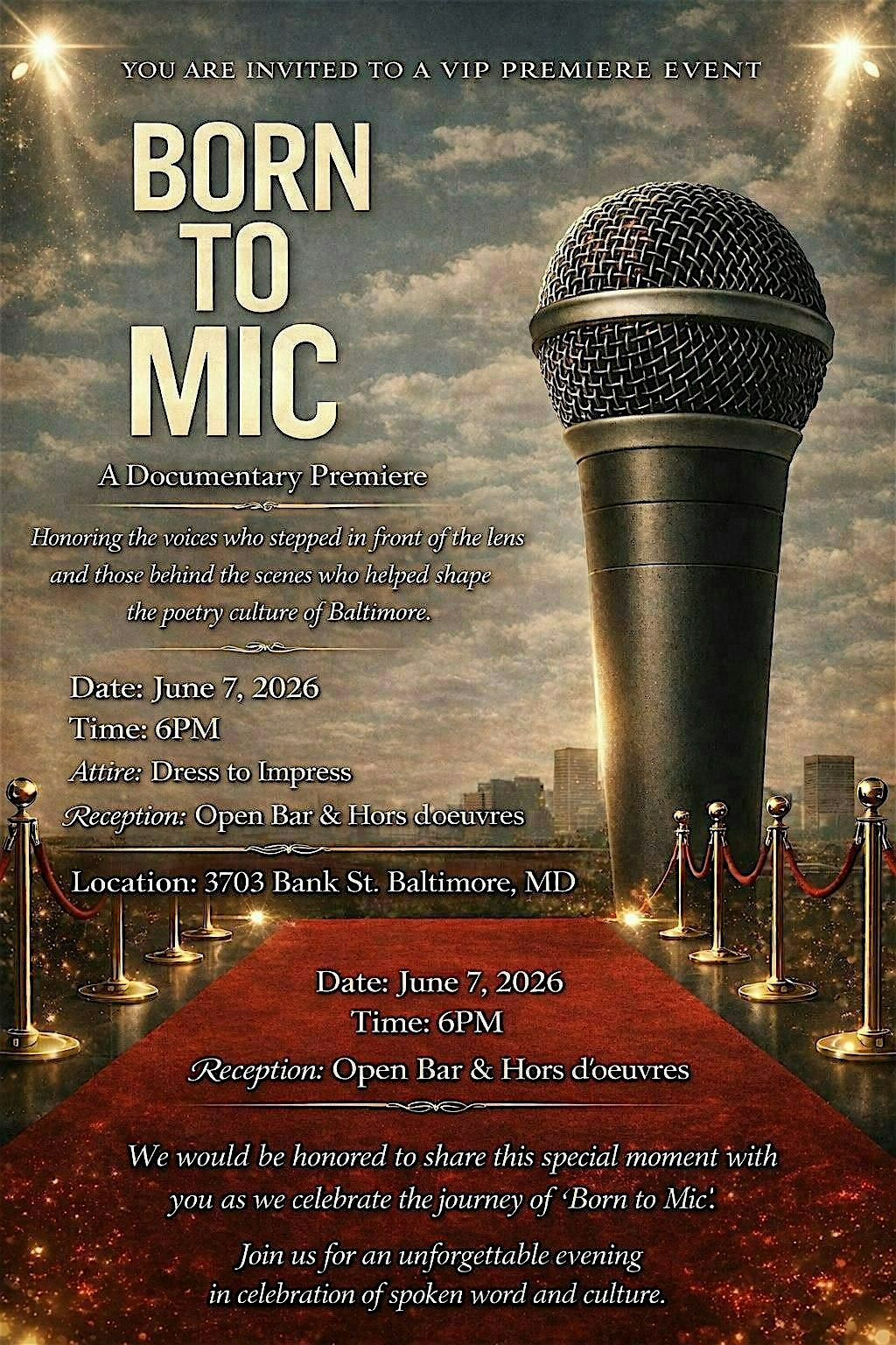 Born To Mic A Baltimore Poetry Documentary