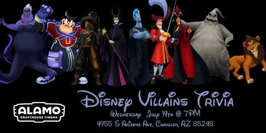 Disney Villains Trivia at Alamo Drafthouse Chandler