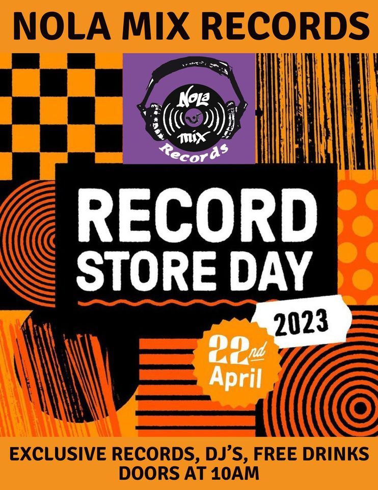 Record Store Day! NOLA MIX Records, New Orleans, LA April 22, 2023