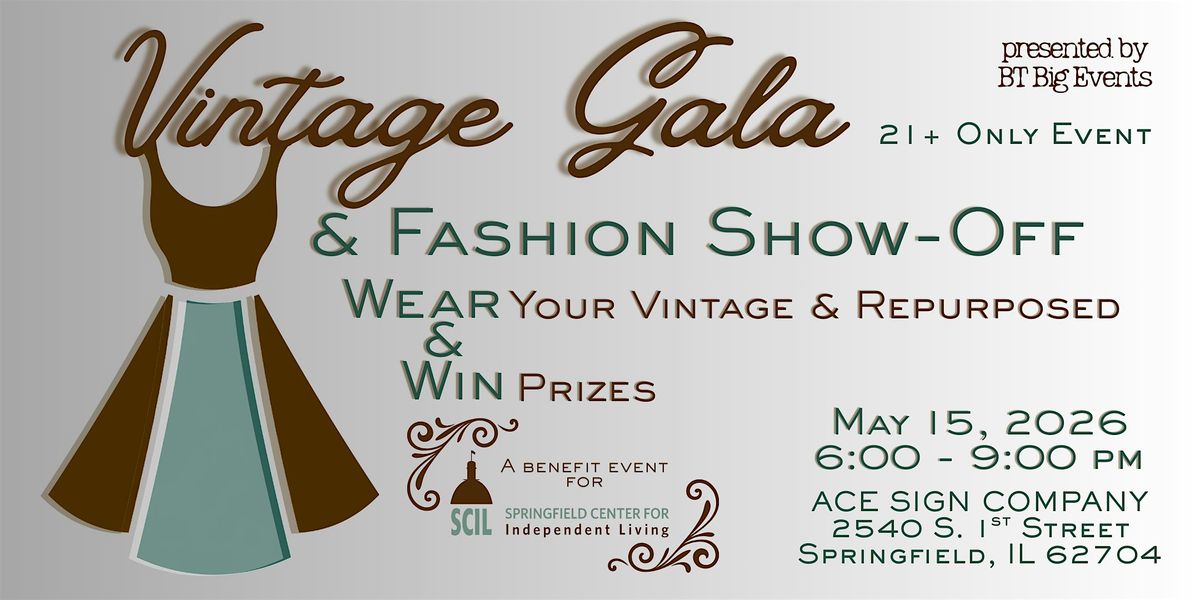 Vintage Gala and Fashion Show-Off