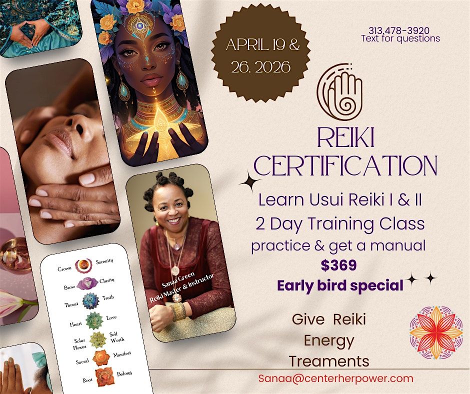 Reiki 1 & 2 Certification