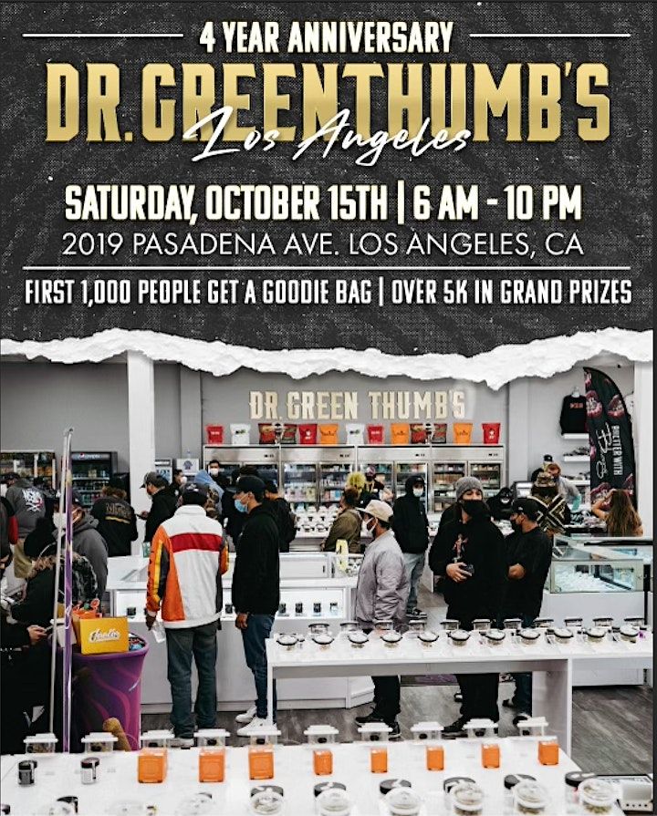 4 Year Anniversary Party of Dr. Greenthumbs DTLA Location Dr
