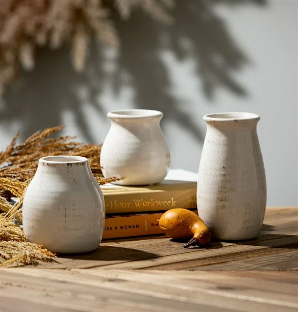 Pottery wheel workshop - make a vase - at Artventures Oakville Rebecca