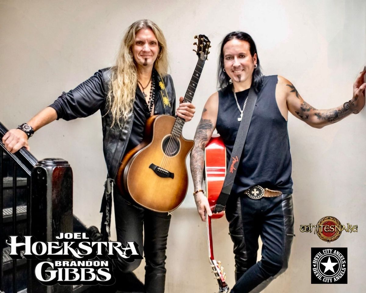 Joel Hoekstra and Brandon Gibbs at New Hope Winery
