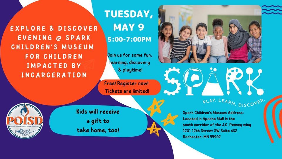 Explore & Discover Evening at Spark Museum for Children Impacted by ...