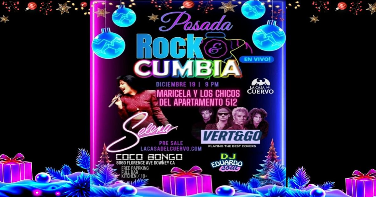 Posada Selena Live Tribute & Rock En Espa\u00f1ol Covers. 2 Live Bands In Downey