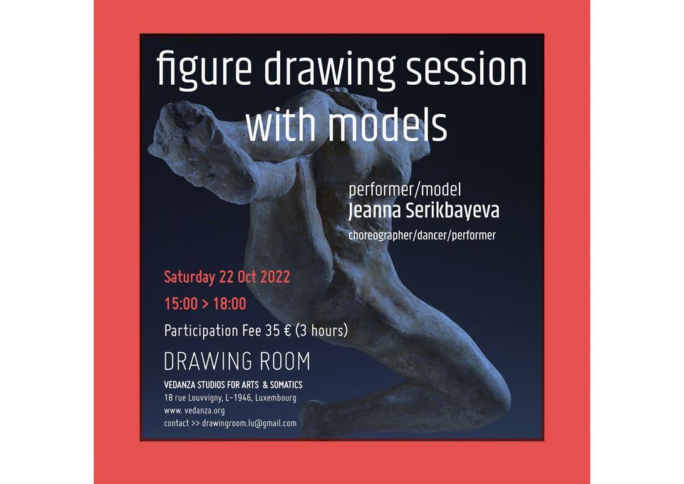 Figure drawing sessions with models | Vedanza Luxembourg | October 22, 2022
