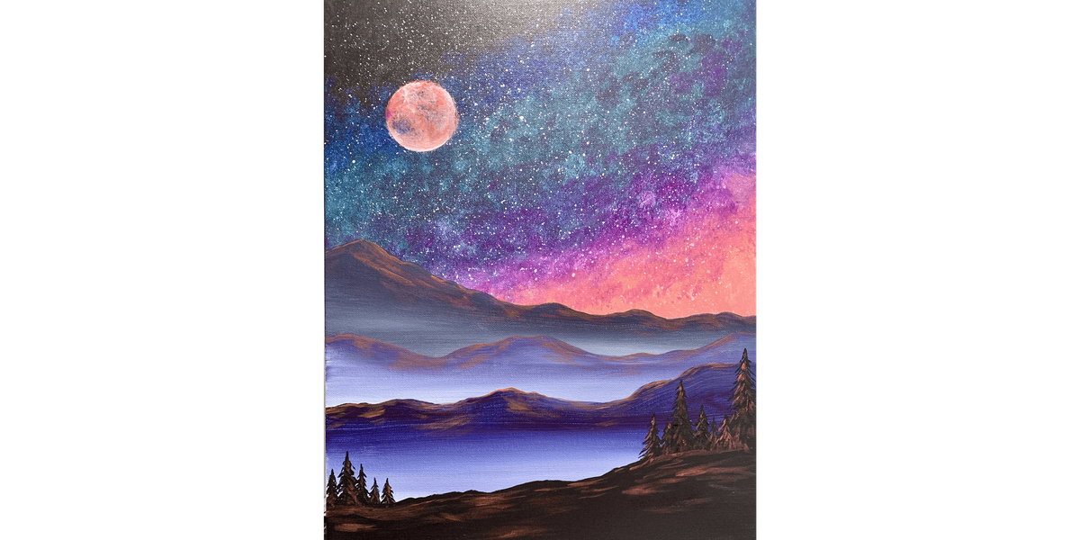 Misty Mountain Galaxy - Paint and Sip in Phoenix | Classpop!\u2122