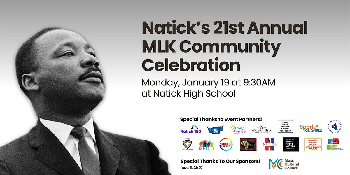 Natick's 21st Annual MLK Community Celebration