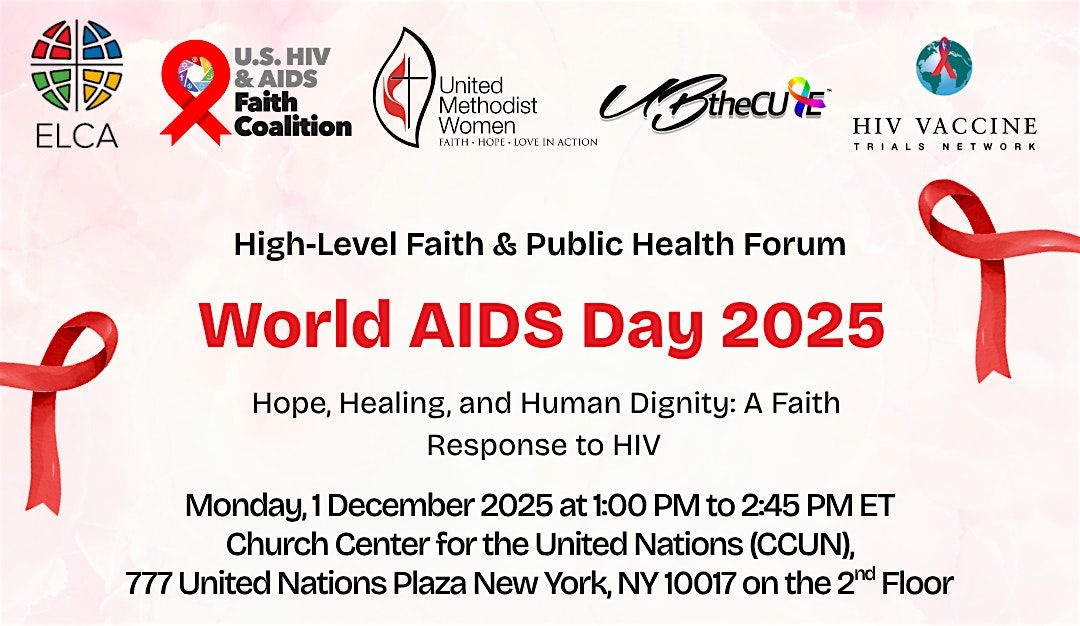 World AIDS Day - Hope, Healing, & Human Dignity: A Faith Response to HIV