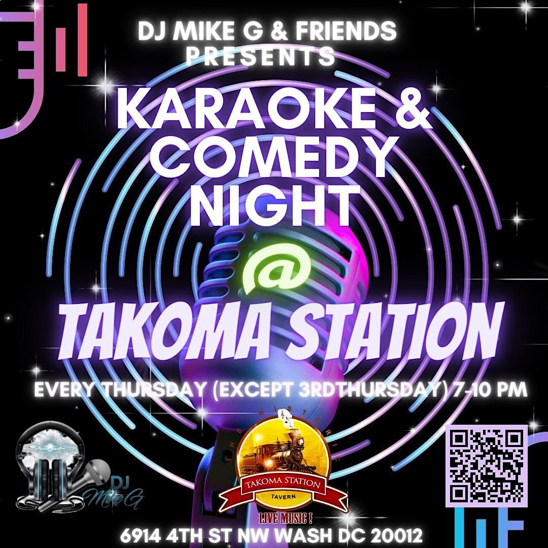 Karaoke & Comedy Night @ Takoma Station Tavern