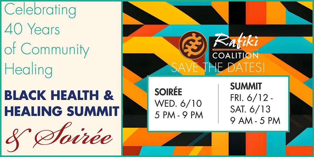 Black Health and Healing Soir\u00e9e