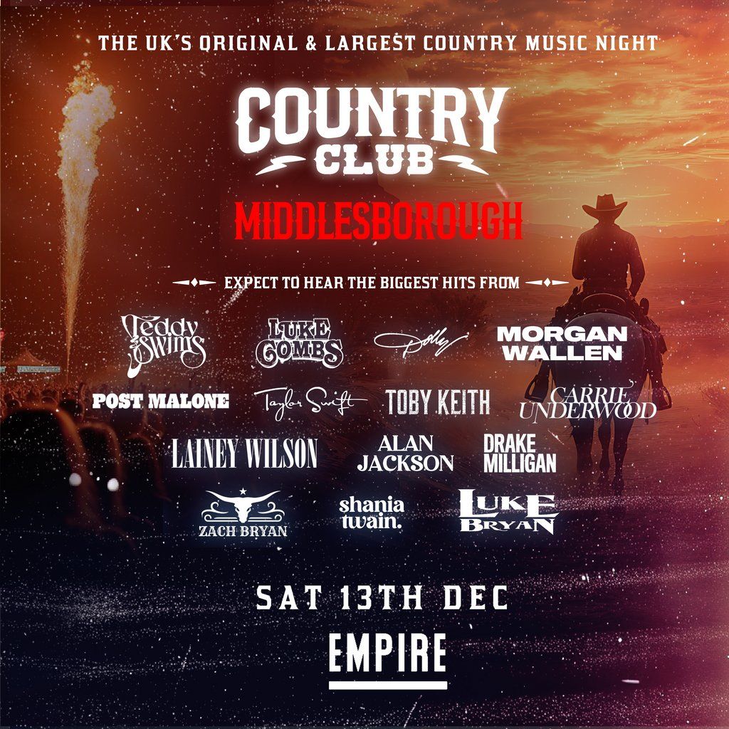 Country Club - Indoor Country Music Festival - Middlesborough