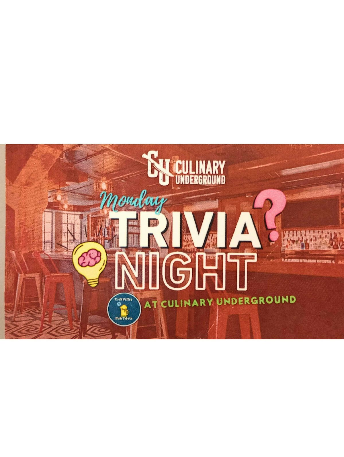 Trivia @ the Culinary Underground