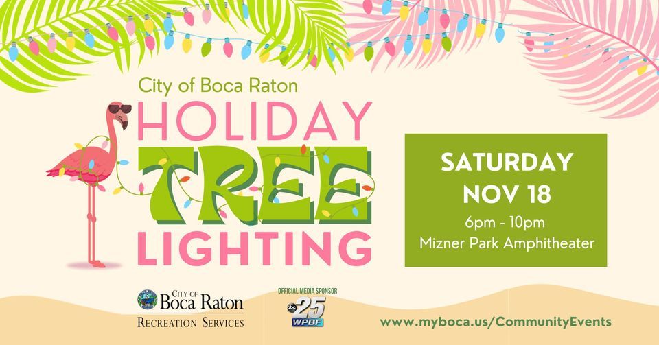 2023 Holiday Tree Lighting Mizner Park Amphitheater, Boca Raton, FL