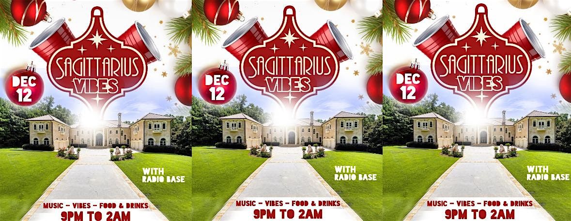 RADIO BASE CHRISTMAS SAGITTARIUS PARTY - PASADENA - DEC 12
