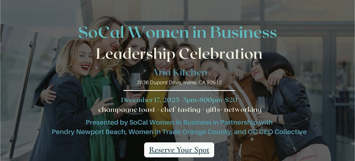 SoCal Women in Business Leadership Celebration!
