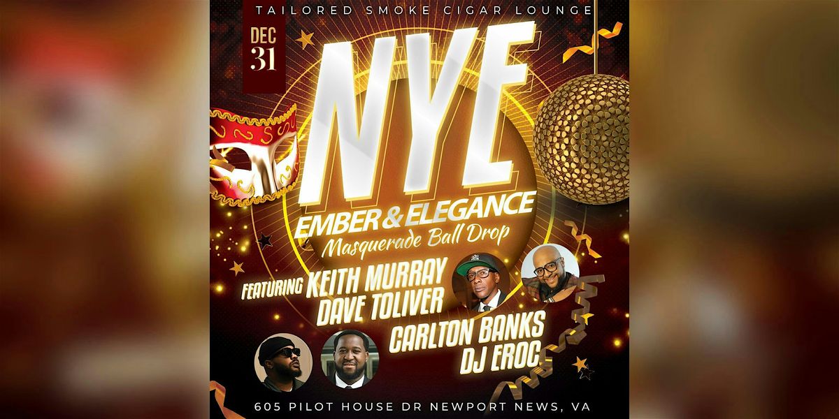 NEW YEAR\u2019S EVE: Ember & Elegance Masquerade Ball Drop