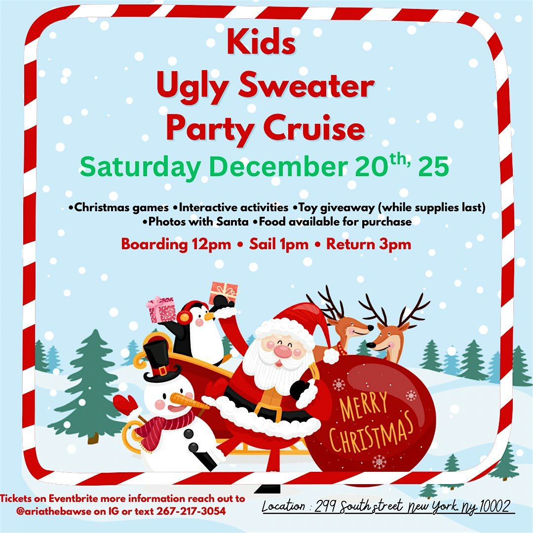 Kids Ugly Sweater Party Cruise