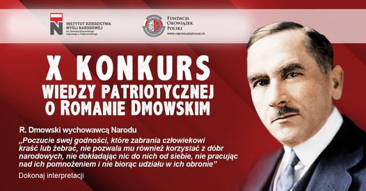 Konkurs Wiedzy Patriotycznej o Romanie Dmowskim