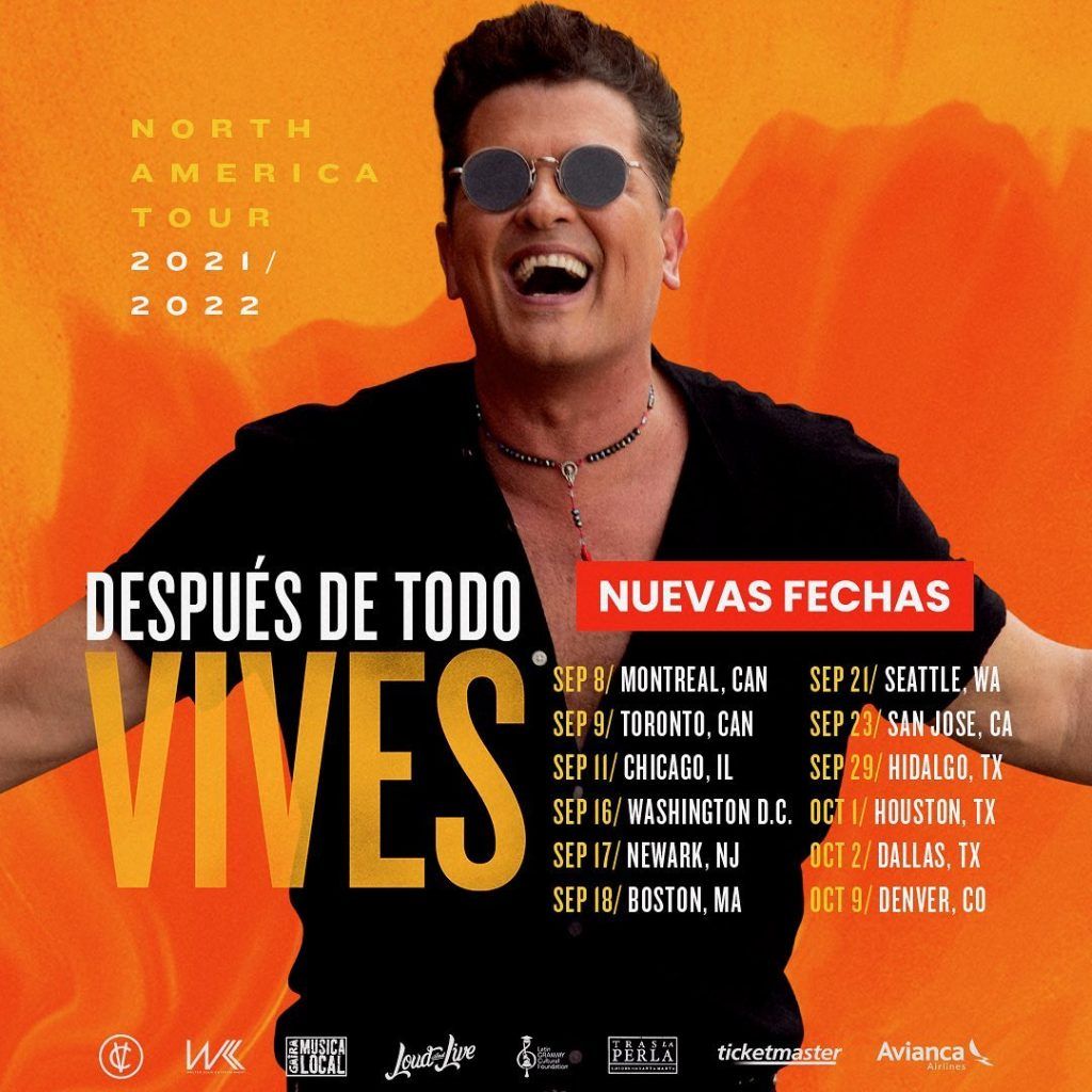 Carlos Vives Toronto Tickets